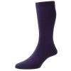 Pantherella Gadsbury Cotton Fil D'Ecosse Pin Dot Socks - Purple