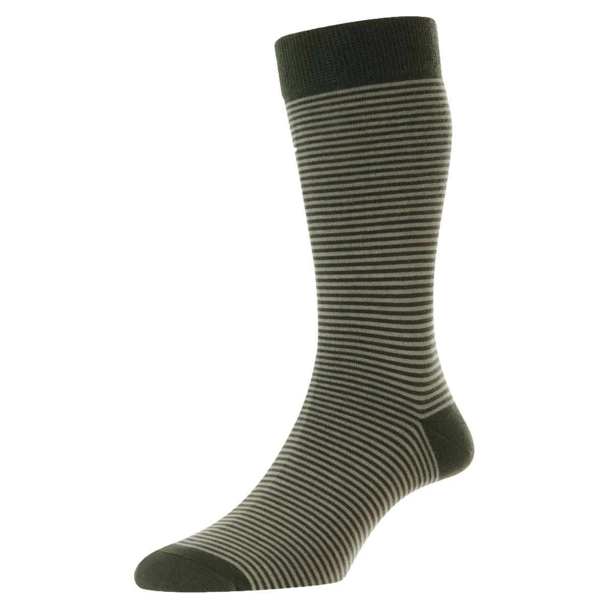 Pantherella Holst Egyptian Cotton Socks - Dark Olive Green 3 Pantherella Holst Egyptian Cotton Socks - Dark Olive Green