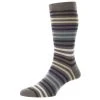 Pantherella Kilburn All Over Stripe Fil D'Ecosse Cotton Socks - Mid Grey Mix 2 Pantherella Kilburn All Over Stripe Fil D'Ecosse Cotton Socks - Mid Grey Mix -Bown Of London shop pantherella kilburn all over stripe fil decosse cotton socks mid grey mix 32355305