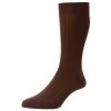 Pantherella Laburnum Merino Wool Socks - Conker Brown -Bown Of London shop pantherella laburnum merino wool socks conker brown 32355311