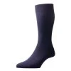Pantherella Naish Rib Merino Wool Socks - Navy -Bown Of London shop pantherella naish rib merino wool socks navy 31037701