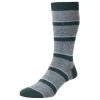 Pantherella Samarkand Rib Stripe Linen Blend Socks - Teal -Bown Of London shop pantherella samarkand rib stripe linen blend socks teal 32355328
