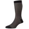 Pantherella Santos Shadow Rib Fil D'Ecosse Socks - Dark Grey Mix 1 Pantherella Santos Shadow Rib Fil D'Ecosse Socks - Dark Grey Mix -Bown Of London shop pantherella santos shadow rib fil decosse socks dark grey mix 31037791