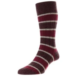 Pantherella Stalbridge Cashmere Socks - Port Marl