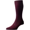 Pantherella Vale Rib Cotton Lisle Socks - Burgundy 1 Pantherella Vale Rib Cotton Lisle Socks - Burgundy -Bown Of London shop pantherella vale rib cotton lisle socks burgundy 31037842