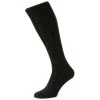 Pantherella Lewisham Neat Motif Merino Royale Over The Calf Socks - Black -Bown Of London shop product title 32359618