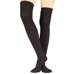Toe Toe TOETOE Everyday Over The Knee Toe Socks - Black 8 Toe Toe TOETOE Everyday Over The Knee Toe Socks - Black -Bown Of London shop toetoe everyday over the knee toe socks black 31041610