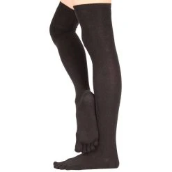 Toe Toe TOETOE Everyday Over The Knee Toe Socks - Black 9 Toe Toe TOETOE Everyday Over The Knee Toe Socks - Black -Bown Of London shop toetoe everyday over the knee toe socks black 31041611