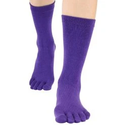 Toe Toe TOETOE Everyday Toe Socks - Purple -Bown Of London shop toetoe everyday toe socks purple 31041618