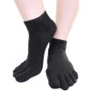 Toe Toe TOETOE Everyday Trainer Toe Socks - Black