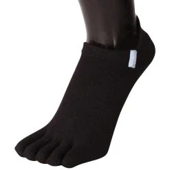 Toe Toe TOETOE Running Trainer Toe Socks - Black