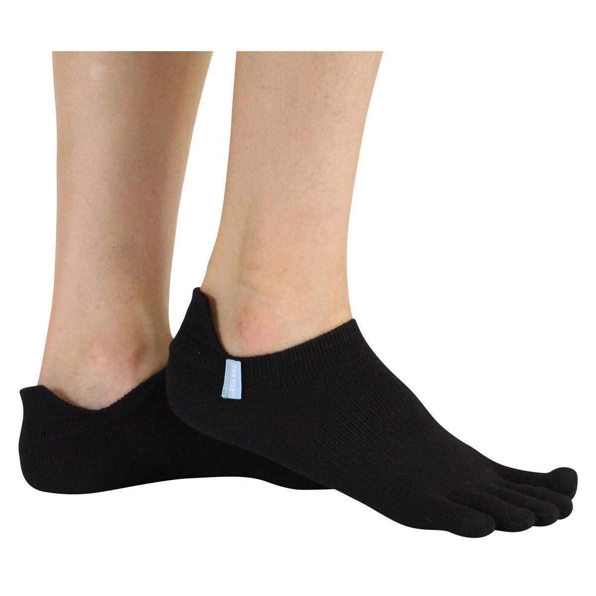 Toe Toe TOETOE Running Trainer Toe Socks - Black 5 Toe Toe TOETOE Running Trainer Toe Socks - Black - Image 3